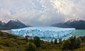 Glacier snout