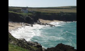 Surf at Mother Ivey's Bay, Cornwall