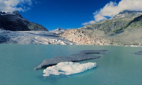 Glacier snout